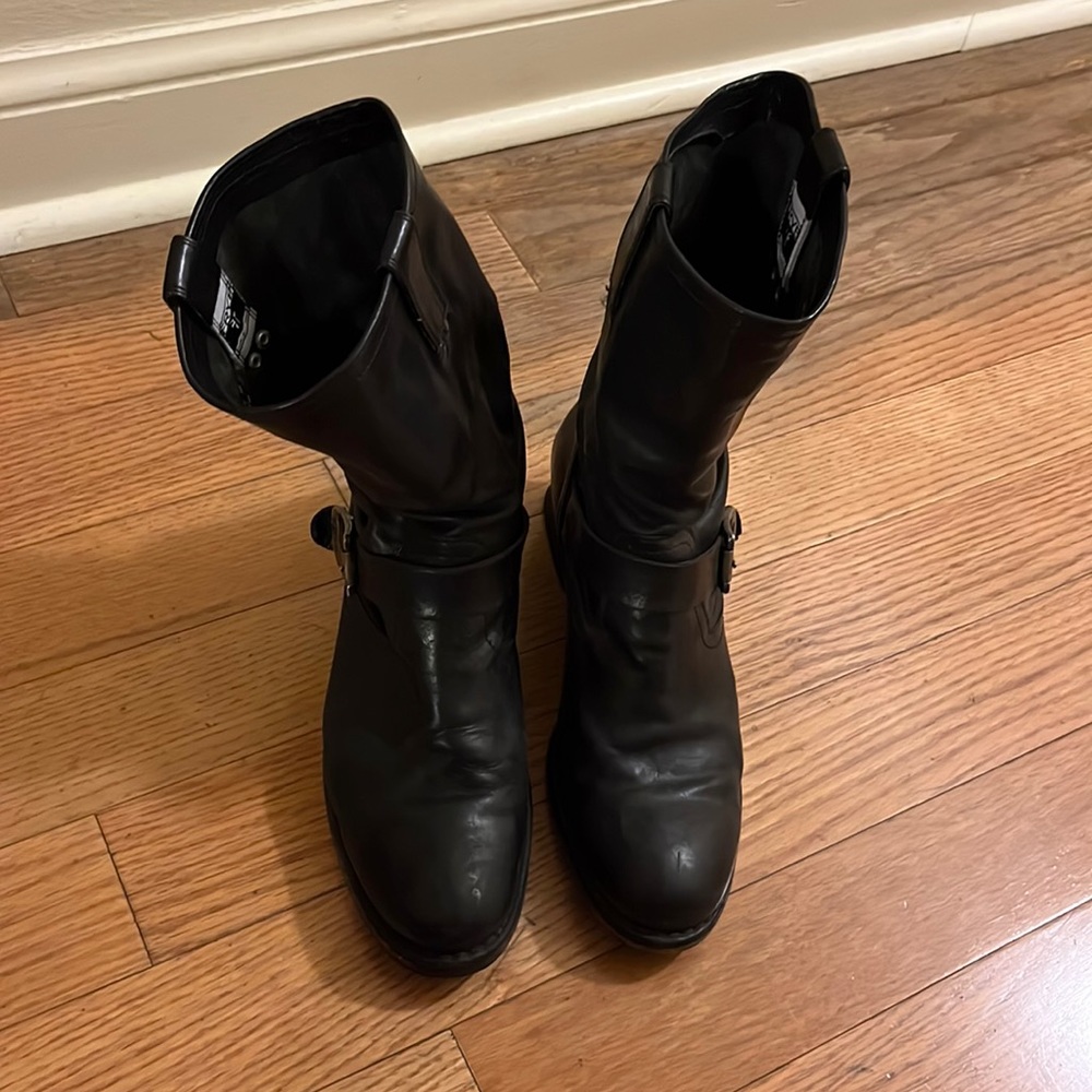 Frye moto boot